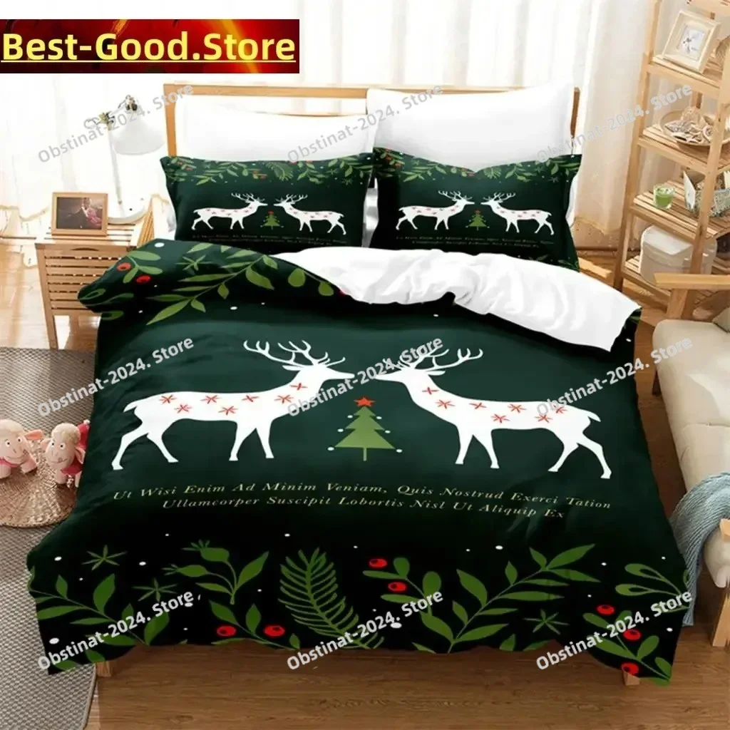 

Forest Christmas Bedding Set Duvet Cover Set 3d Bedding Digital Printing Bed Linen Queen Size Bedding Set Fashion Design
