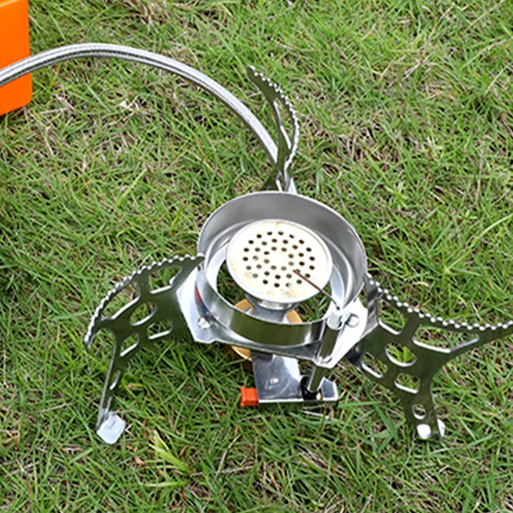 

High-Temperature Resistant Ignition Stove Burner Durable Windproof Portable for Camping and Outdoor Activities