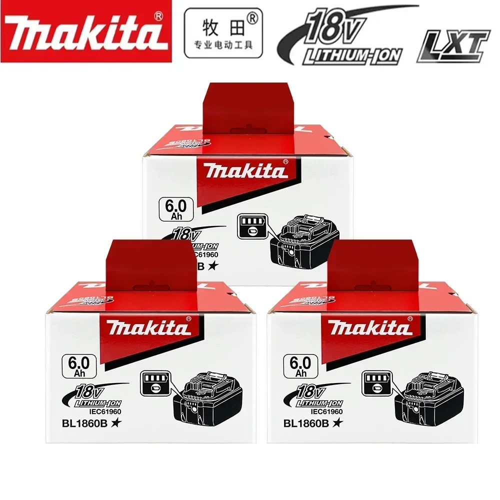 

Аккумулятор Makita 18 В для электроинструментов Makita 18 В. Аккумуляторная батарея Makita BL1860B 18 В может заменить BL1850B LXT400.