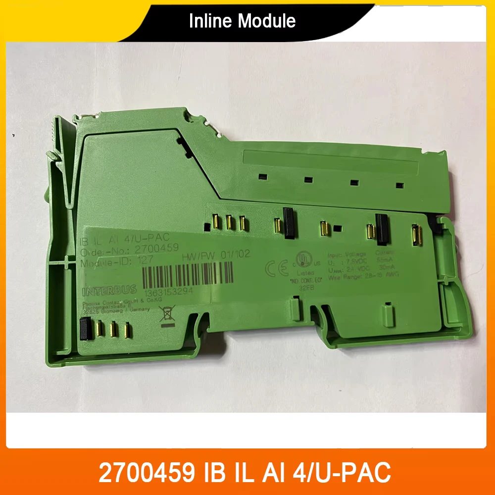 

1 шт. 2700459 IB IL AI 4/U-PAC модуль аналогового ввода линейный модуль