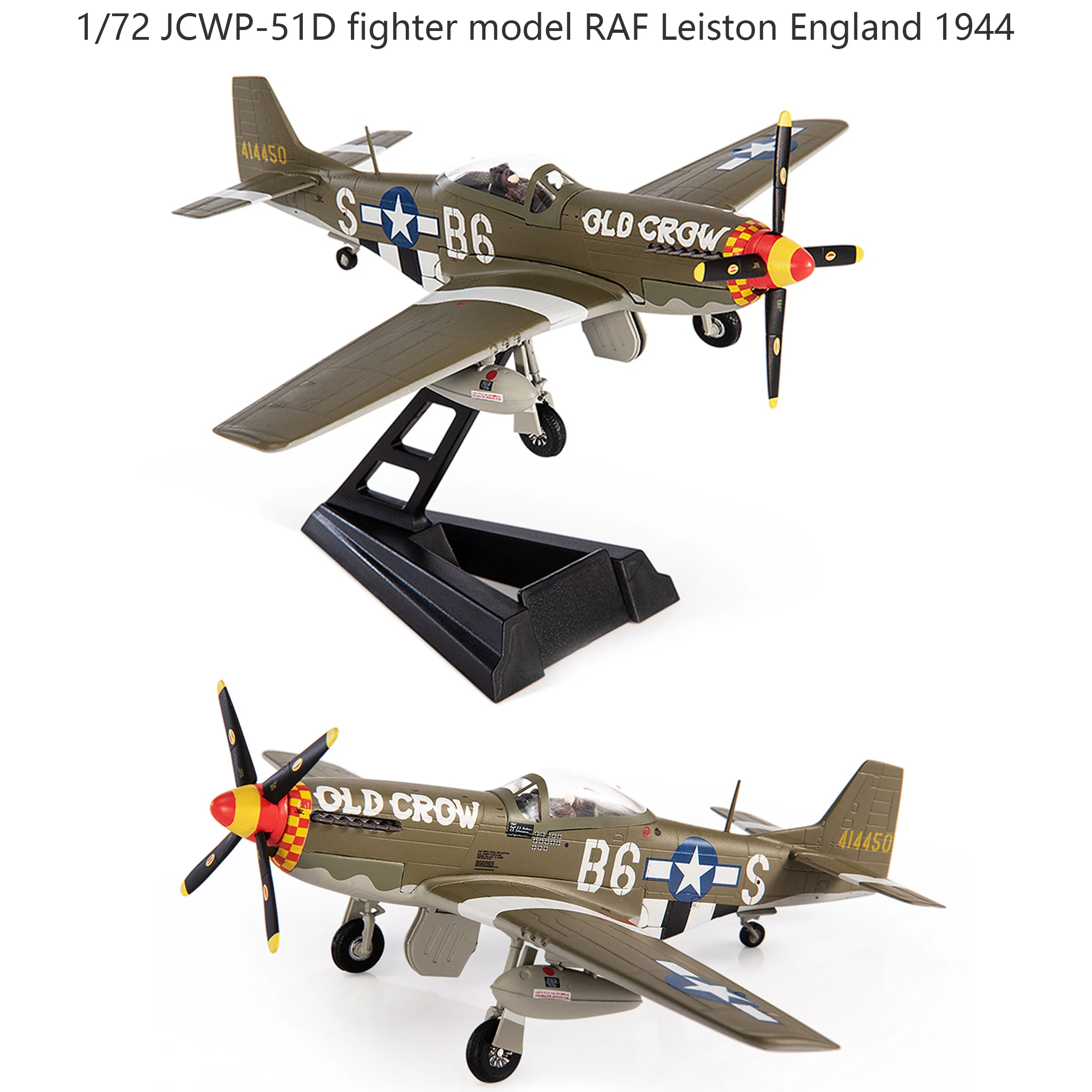 

Коллекционная модель JCWP-51D fighter 1/72 из сплава, Раф Leiston, Англия 1944