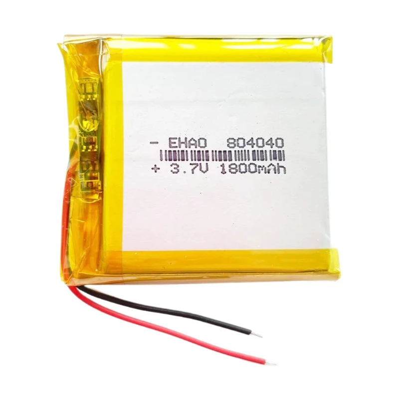 804040 3.7V 1500mAh Li-Polymer LiPo Batería Recargable para Taza Termo Robot Altavoz Bluetooth Luz LED