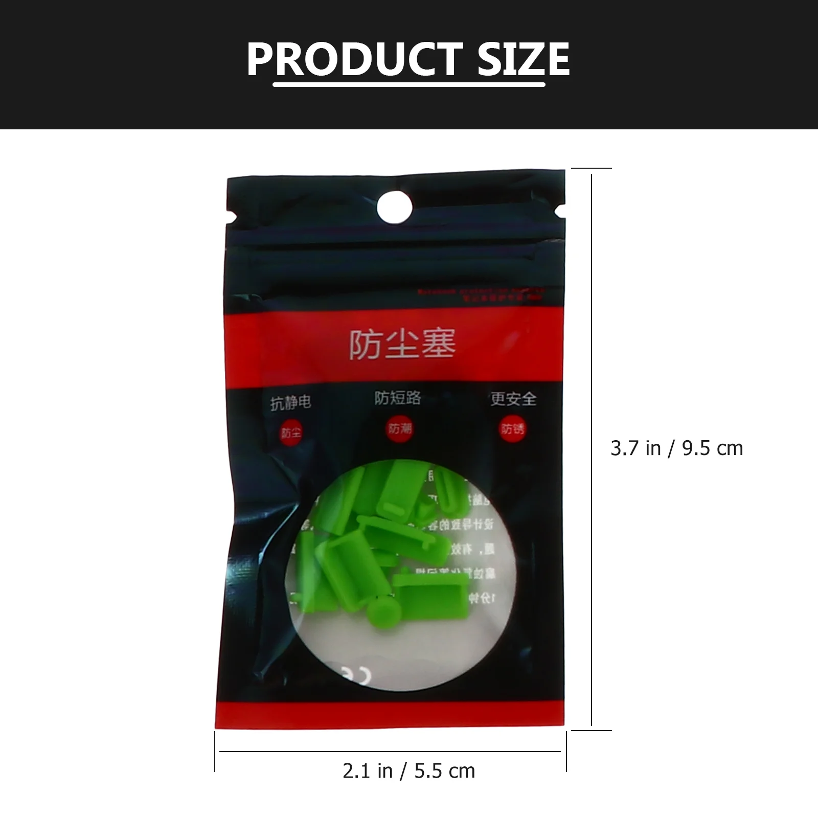 

160Pcs Premium Silicone Laptop Dustproof Plugs Ports Stoppers Protection Accessories Plug for Laptop Connection Port Plug