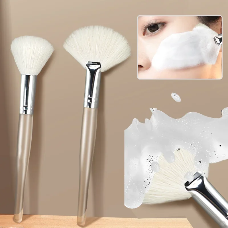 Facial Cleanser Brush Soft Hair Face Massage Pore Cleanning Wash Brush Beauty Face Mask Brush Portable Skin Care Tool