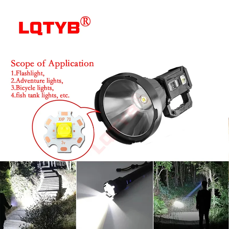 Cree XHP70.2 2 세대, 흰색, 따뜻한 흰색, 파란색 LED, 20W, 36W, 3v, 6v, 12V, 16mm, 20mm 구리 기판 용접