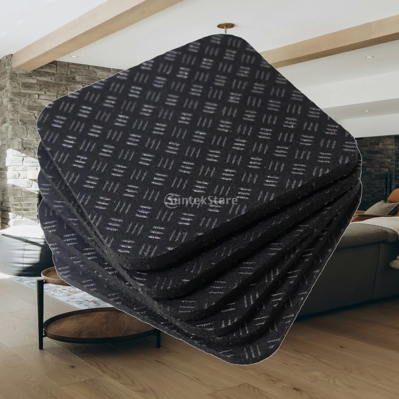 Treadmill Mat Pad Floor Protection Non Slip Rubber Sound Absorbing Exercise Equipment Mat for Indoor Elliptical Home Gym
