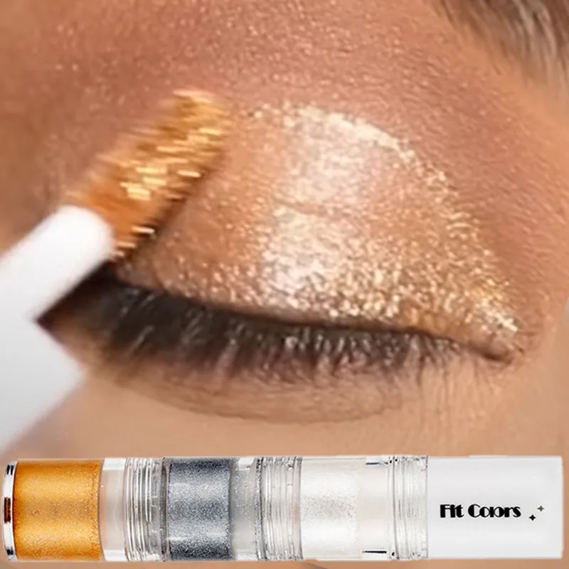 อายแชโดว์แวววาวชนิดน้ําติดทนนานแห้งเร็วอายแชโดว์เจลทึบแสงสําหรับการสร้างลุคตาหลายมิติที่มีผลกระทบสูง