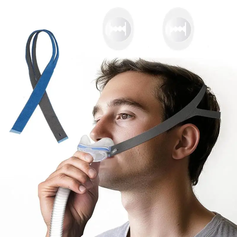 /YOV/1 Set CPAP Nasal Pillow Headgear Strap AA14 For P10 Headgear Strap Replacement Accessories For Stable Sleep Apnea Therapy