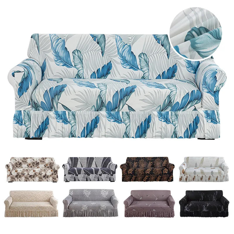 

2025 New SofaCover Elastic Printed Sofa Cover Four Seasons Universal Sofa Covers Anti Cat Scratch Cover Cloth 1/2/3/4 Seater