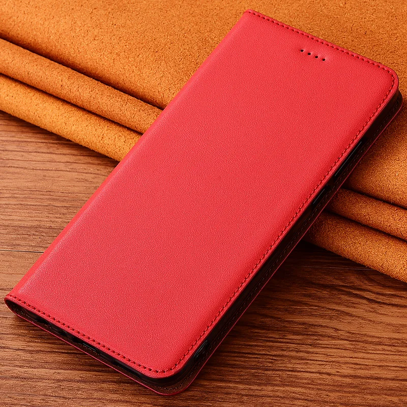 Flip Case For Infinix Smart 8 7 HD 6 Plus 5 Cowhide Genuine Leather Magnetic Visa Card Holder Anti Drop Book Cover Funda