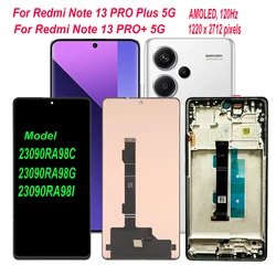 AMOLED For Xiaomi Redmi Note 13 Pro Plus 23090RA98C LCD Display Touch Screen Digitizer Assembly