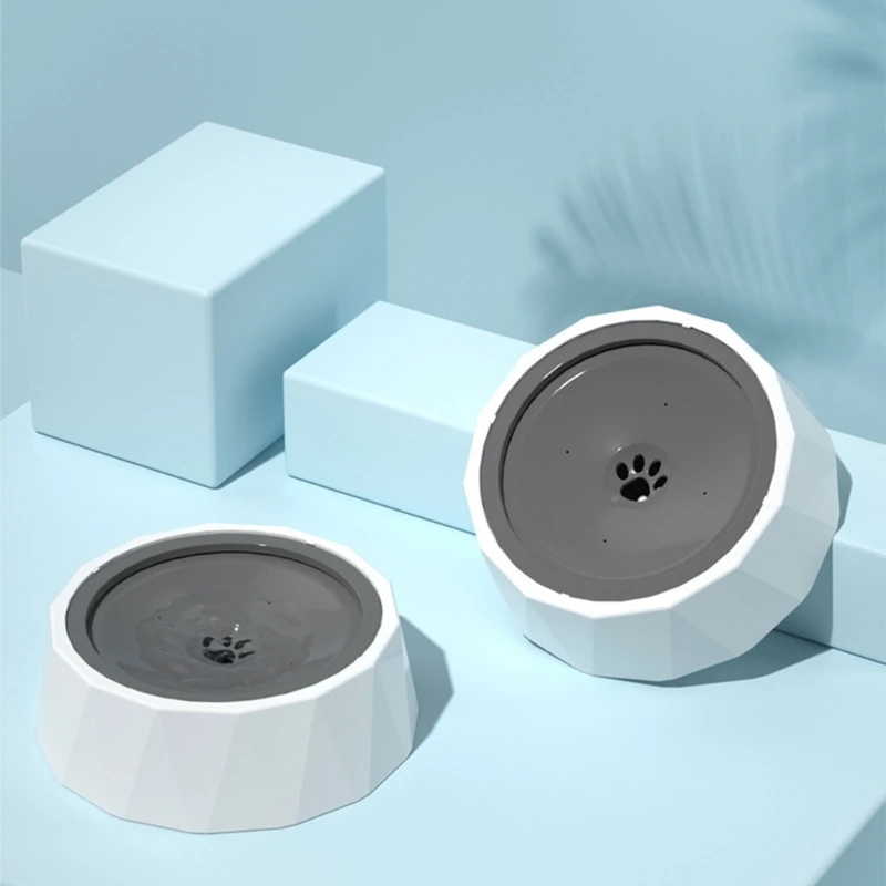 Pet Bowl Floating Bowl Water Drinker Not Wet Mouth Splashes Water Cat Bowl Not Sprinkler Water Dispenser Portable Bowl DropShip