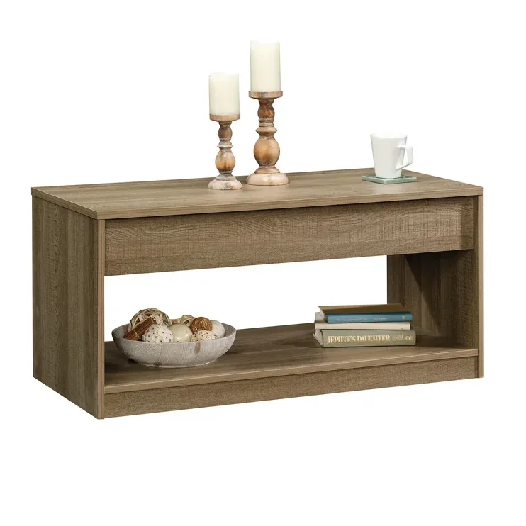 

-Simple and Multi-Functional Coffee Table with lift-top Versatile Work Surface Living Room Storage Table