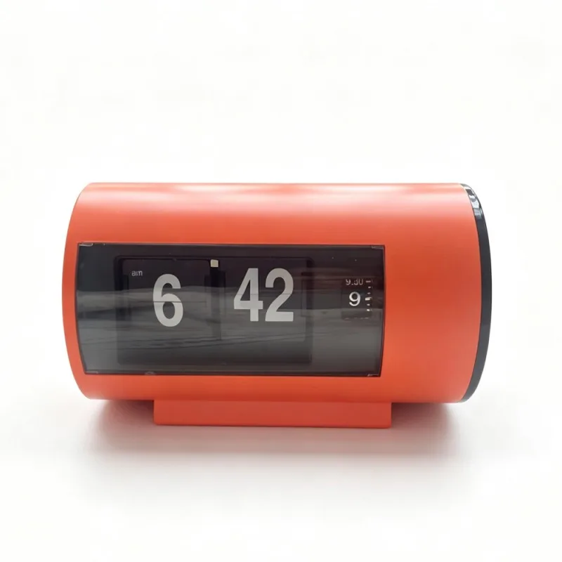 Retro Table Clock Auto Flip Clock 12 Hours AM/ PM Format Display Timepiece Desk Clock Flip Page Turning  Clocks