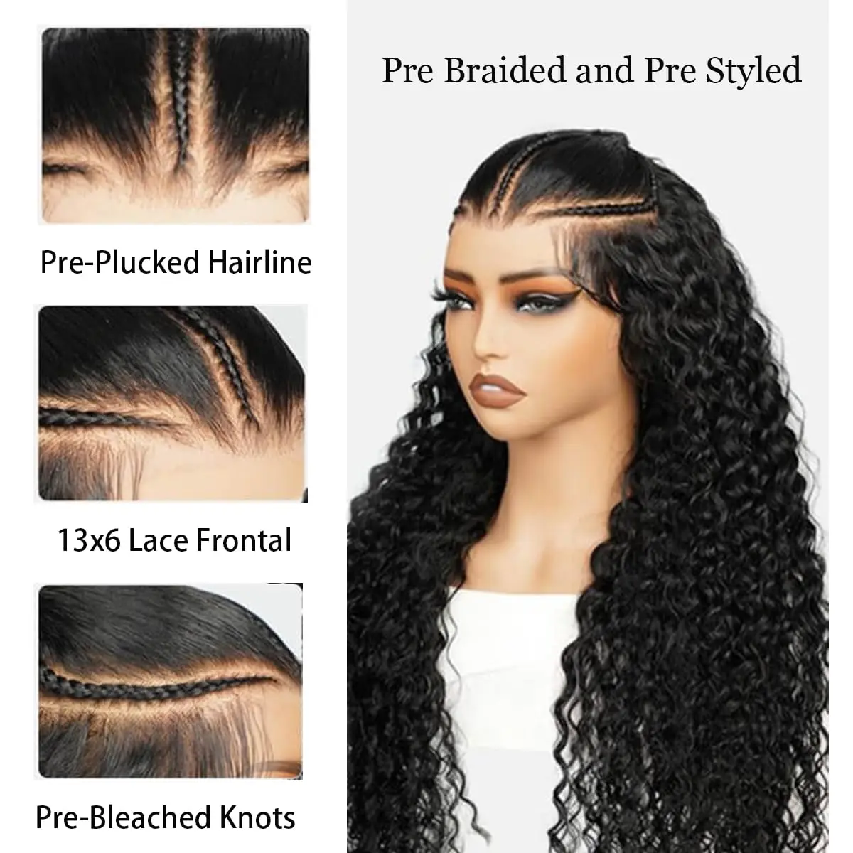 Thumbnail 3 - #87 Best Selling Lace Braided Wigs