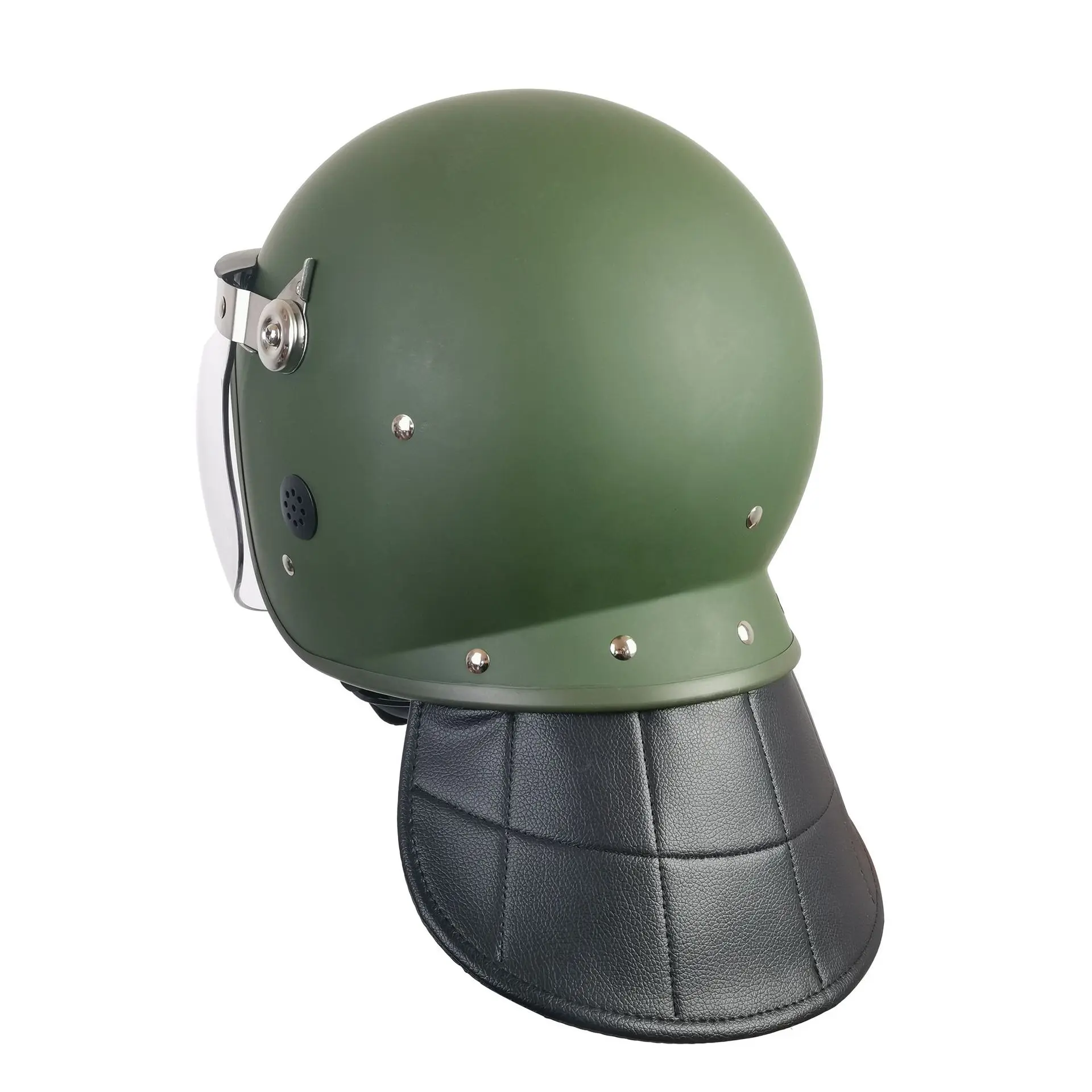 Thickened Military Green Riot Protection Helmet Safety Helmet Riot Protection Helmet Outdoor Duty Helmet