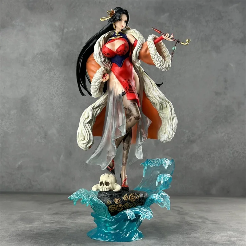 One Piece Female Emperor Boa Hancock Figure Gk Oka Shichibukai Anime Figure Statue Desktop Model Toy Gifts Collectible