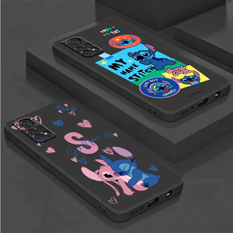 Disney Stitch Angie Cool Art phone case for Xiaomi Redmi note 12 11 pro 5g 9S 7 13c 13Pro funda coque celulares protective cases