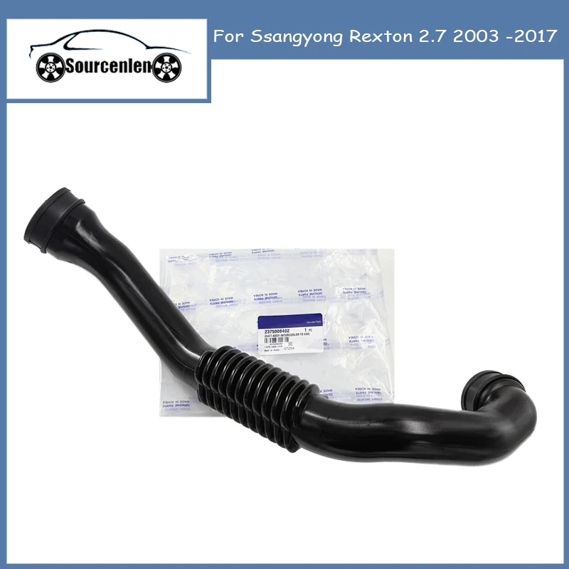 

Brand New Intercooler Duct Air Hose For Ssangyong Rexton 2.7 2003 -2017 2375008402 23750-08402