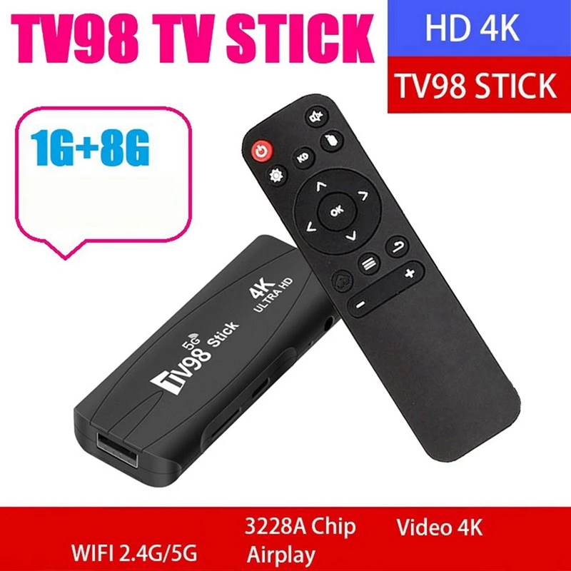 Телевизионная приставка TV98, 2 шт., 1 Гб + 8 Гб, Android 2,4, ГБ