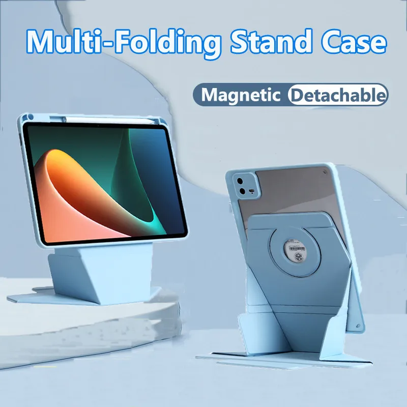Magnetic Case for Huawei Matepad 11.5 S 2024 11 PaperMatte Pro 11Inch 2022 Air 11.5 T10S SE 10.1 10.4 360 Rotating with Pen Slot