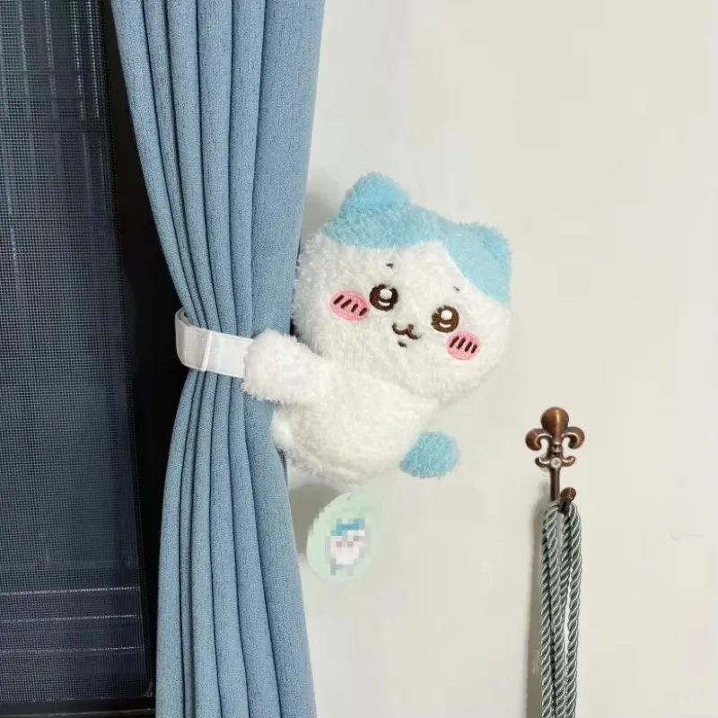 Chiikawa Cute Small Eight Curtain Bear Plush Doll with Self-Deprecating Personality Kawaii Usaki Bear Tapestry Buckle