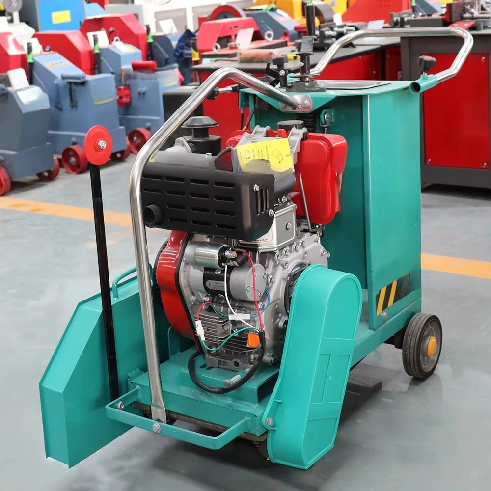 عالية السرعة 600 مللي متر منشار قطع الأرضيات الخرسانية الكهربائية 0-180 متر/ساعة محرك منشار الخرسانة القاطع آلة قطع الطريق #2