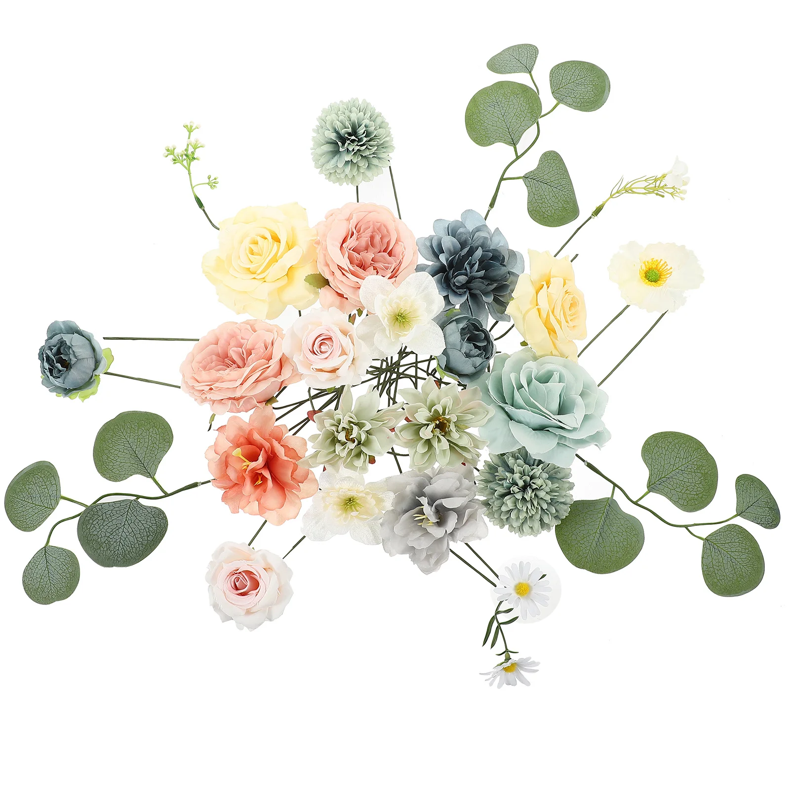 

Artificial Flower Faux Flower Silk Flowers Stems Decorative Wedding Bridal Shower Valentine Photography Background Fake Flowers