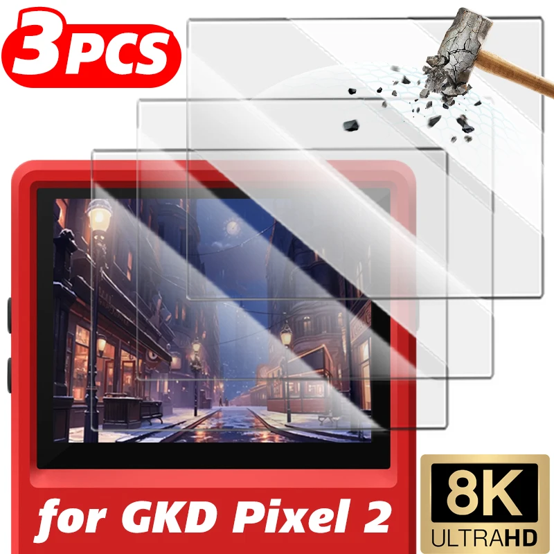 1/2/3PCS Gehard Glas voor GKD Pixel 2/Pixel II Anti-kras Screen Protector Film voor Pixel 2 Beschermende Glas Accessoires