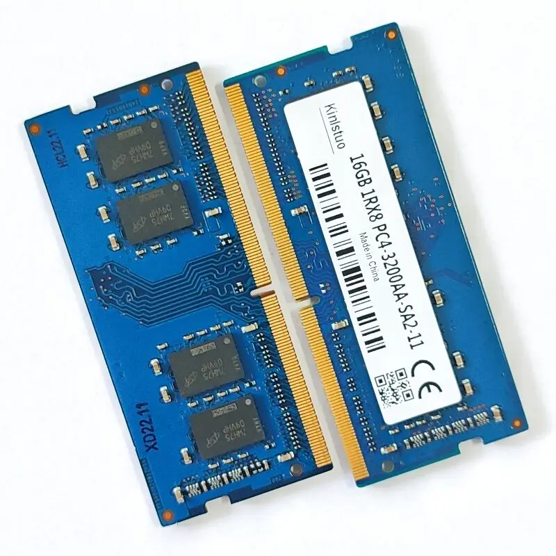 Imagem -03 - Memória do Kinstuo-ddr4 Ram para o Portátil 16gb 3200mhz Pc43200aa-sa211 Sodimm 260pin Pc4-3200aa-sa2-11