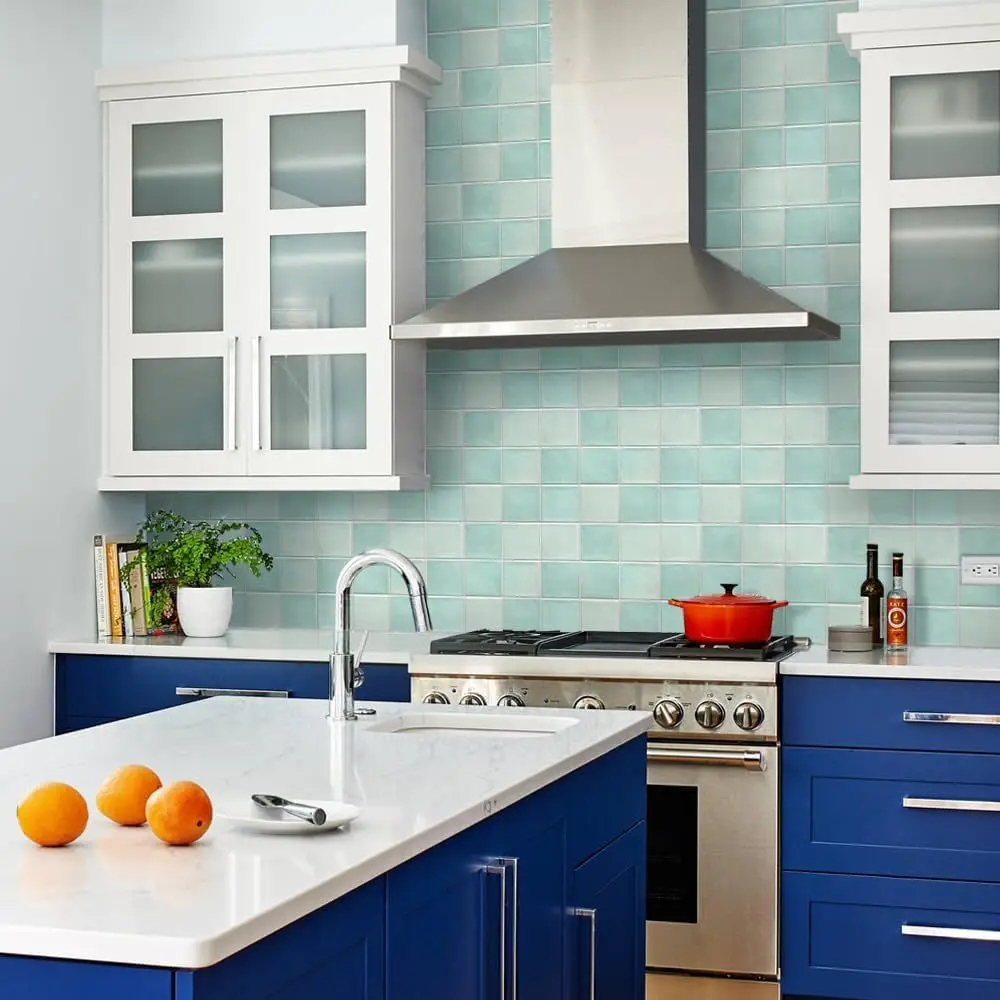 Color Self-adhesive 3D Wall Stickers 60pcs Decorative Tile Sticker for Kitchen and Bathroom Water Mold Resistant Home Renovation