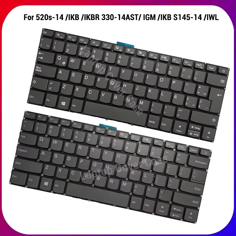 

НОВАЯ клавиатура для ноутбуков IdeaPad 330-14AST, 330-14IGM, 330-14IKB, S145-14, S145-14IWL, 520s-14, 520S-14IKB, 520S-14IKBR (US/Latin)