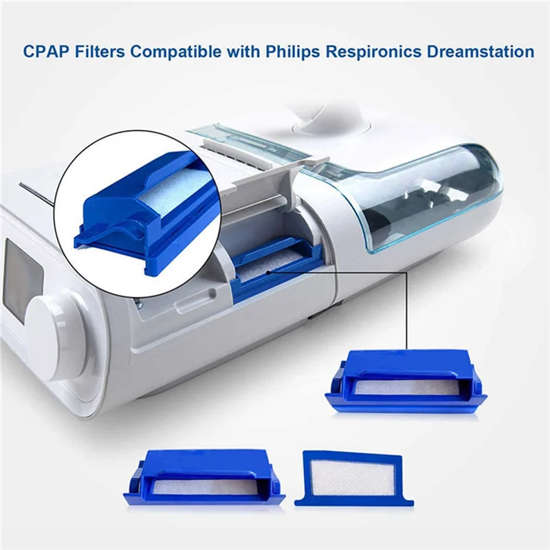 A55F-52PCS مرشحات CPAP مرشح نظيف لمرشحات Respironics Dreamstation استبدال القطن تصفية النوم الشخير