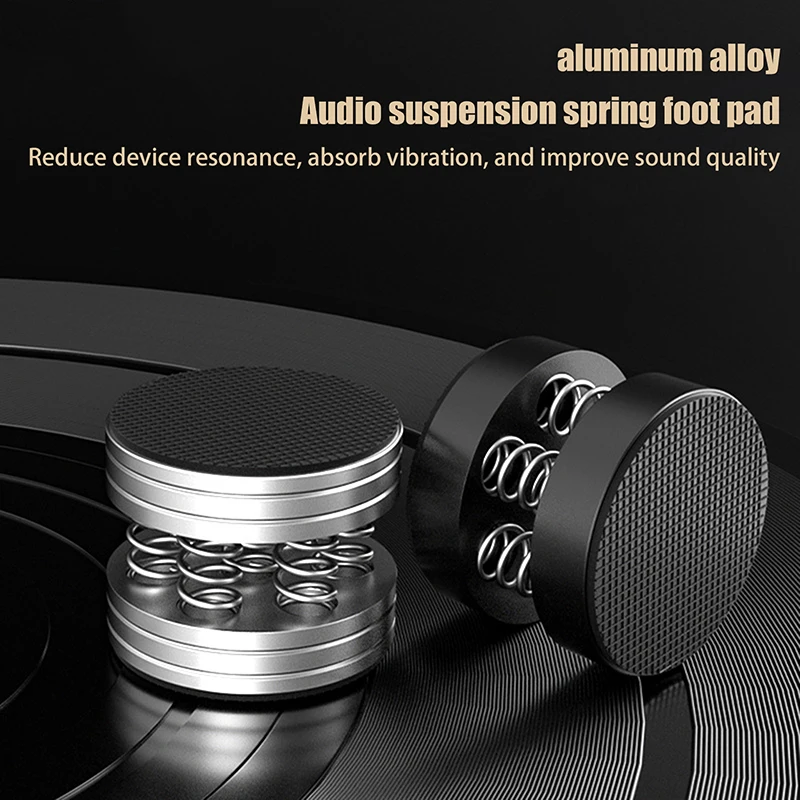 1 PCS HiFi Shock Spikes Aluminium Alloy Spring Damping Pad For Audio CD HiFi Amplifier Speaker Turntable Player