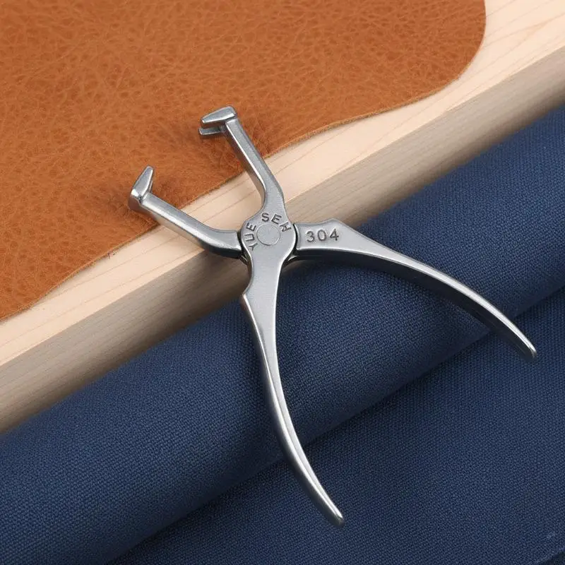 ✰✪1PC Stainless Steel Zipper Pliers For Zippers Install Stop Clothes Shoes Zips Repair Kits DIY Replacement Sewing Accessories