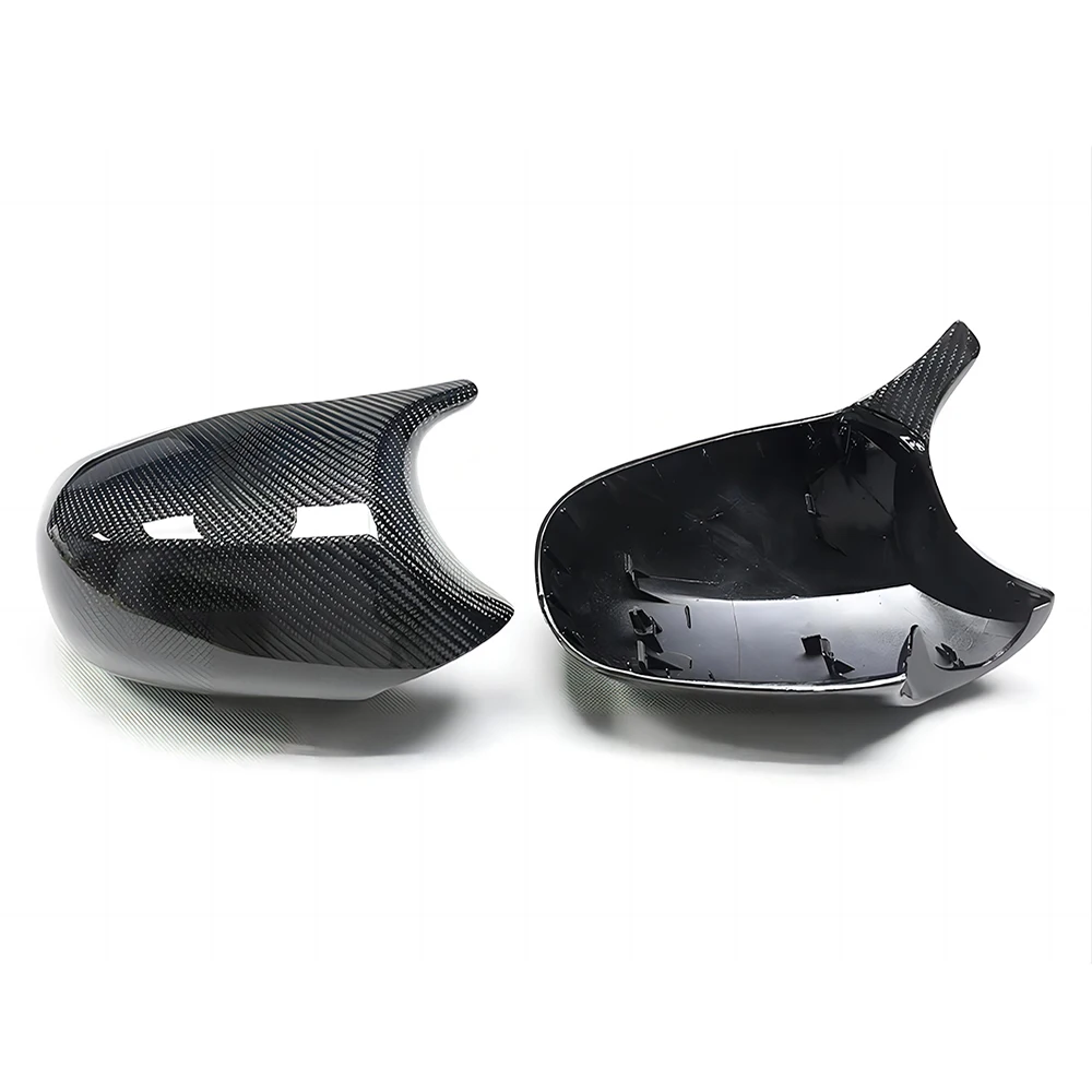 Replacement Rearview Side Mirror Covers Cap For BMW 1 Series E81 E82 E87 E88 LCI M Style Real Carbon Fiber Casing Shell