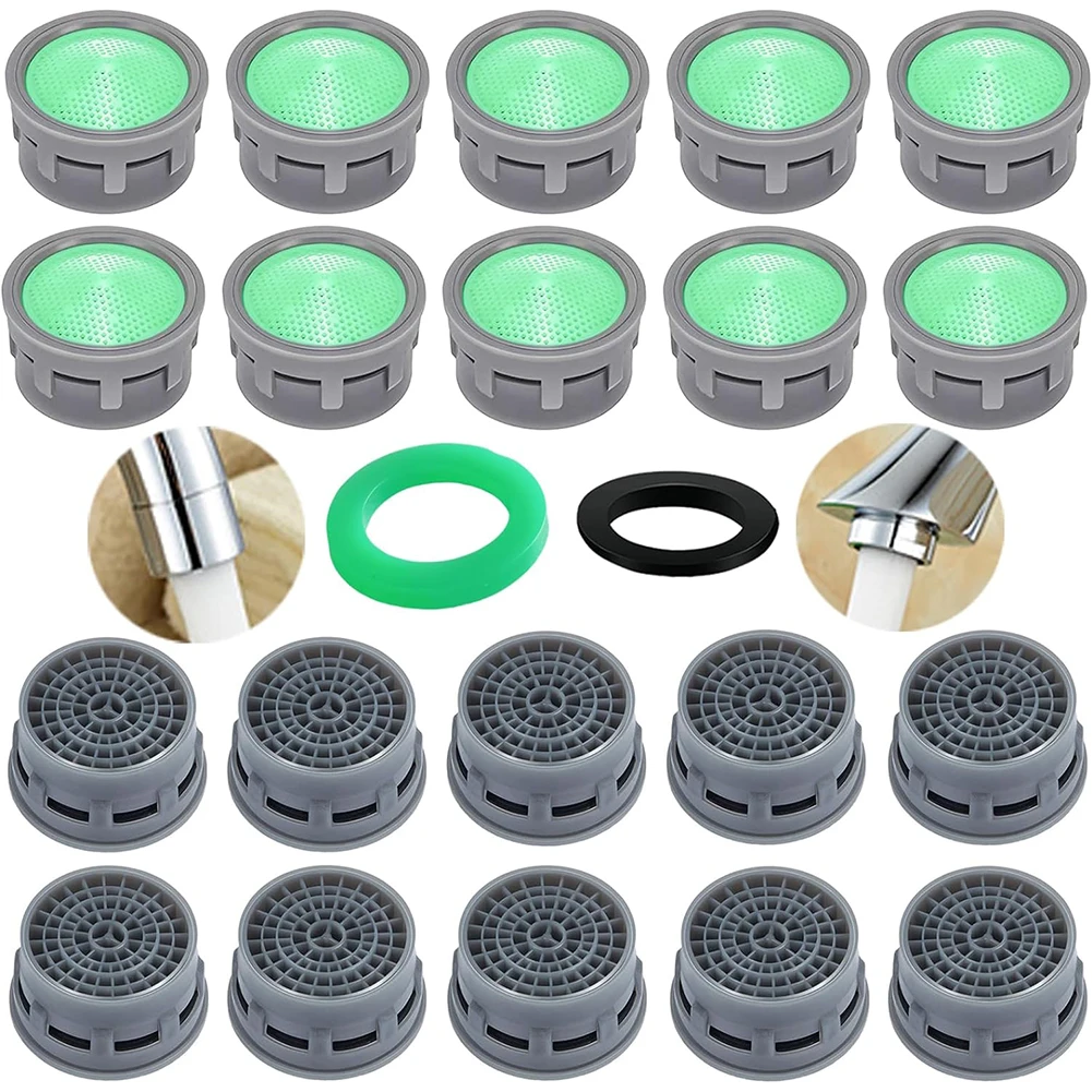 Aerator kran plastikowy ABS 1.5 GPM M22 czarny ogranicznik przepływu uszczelki korek do akcesoria do kąpieli części zamiennych do aeratora