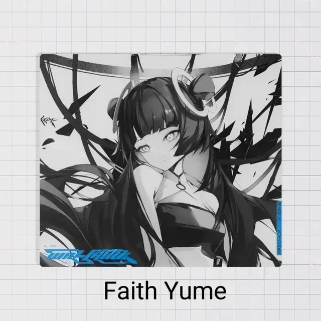 Wallhack vidro gaming mouse pad atualização fé yume revestimento