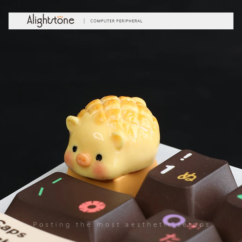 

New Cute Puppy Anime Artisan Point Keycap Original 3D Custom Cartoon Personality Gaming Keycaps for Mechanical Keyboard Gift