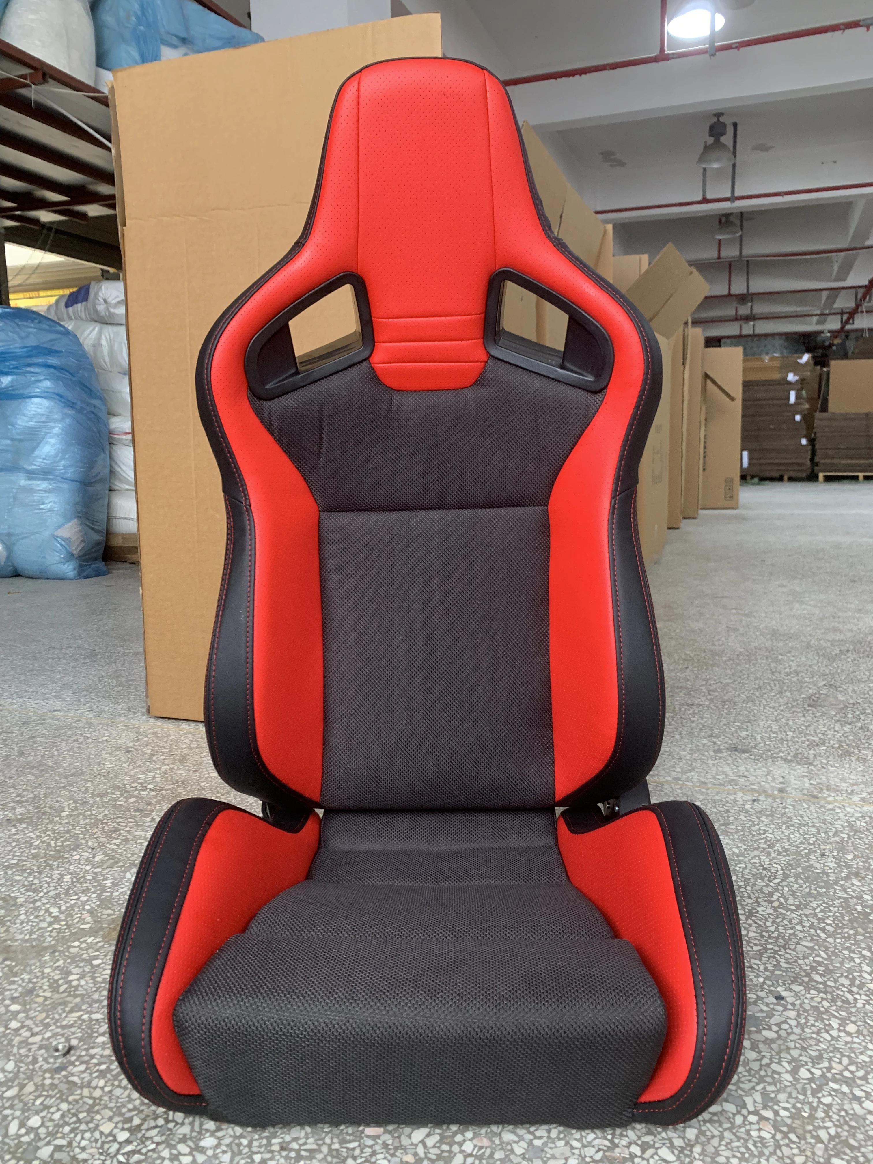 

1039RM Series Universal Reclining Bucket Seats Black PVC Carbon Fiber Leather Comfortable And Stylish Racing Simulator