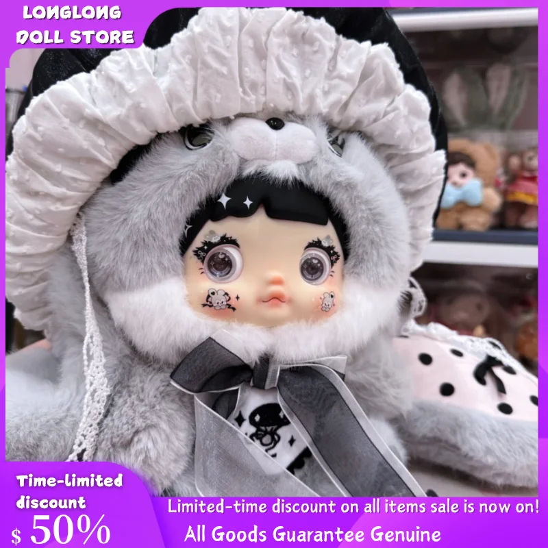 

Nommi 400% Large Mushroom Hat Blind Box Series Plush Toy Soft Comfortable Kawaii Doll Ornament Mysterious Box Exquisite Fun Gift