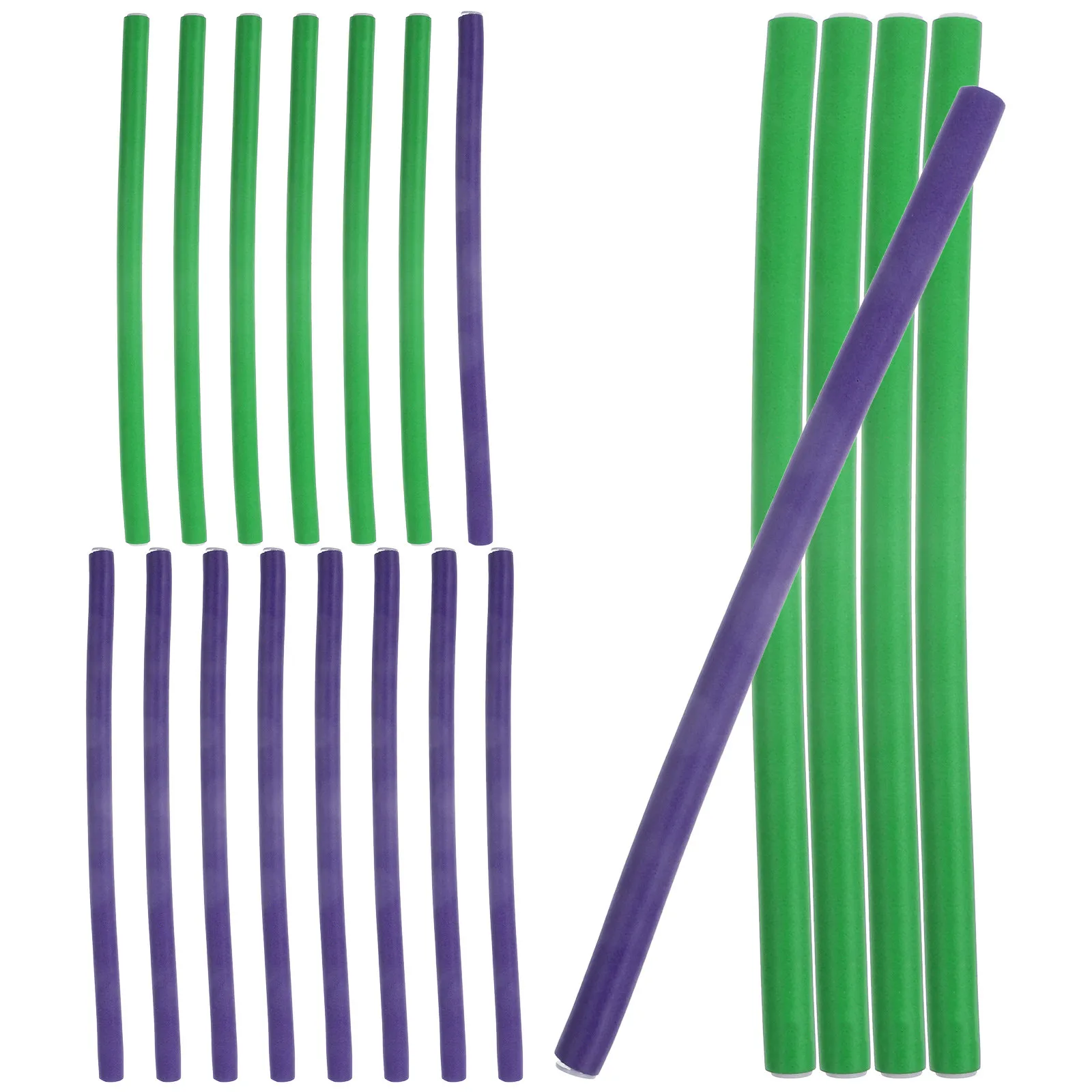 

Набор из 2-х безнагревных бигуди для волос с роскошной шелковой поверхностью, предотвращающей спутывание, для всех типов волос, портативные