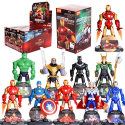 Blokees Iron Man MK5 MK7 MK85 Captain America Thor DIY Building Block Action Figure Movie Collection Model Kids Toys Gift