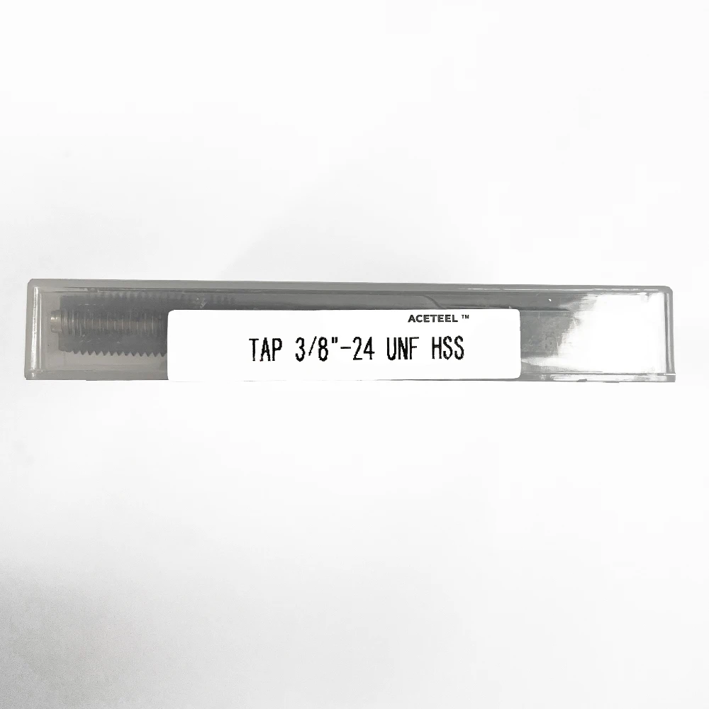 HUAZHICHUN-grifo de rosca métrica HSS, 3/8 "-24 UNF, 1 ud.