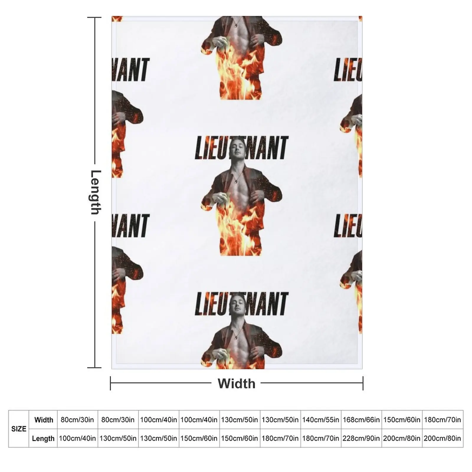 Lieutenant Kelly Severide from Chicago Fire Throw Blanket couch cozy soft plush fuzzy picnic outdoor blanket