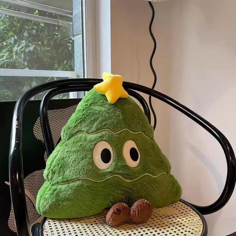 

In Stock Italian Christmas Tree Cartoon Big-Eyed Plush Toy Living Room Sofa, Bedroom Children'S Room Soft Pillow Christmas Gift