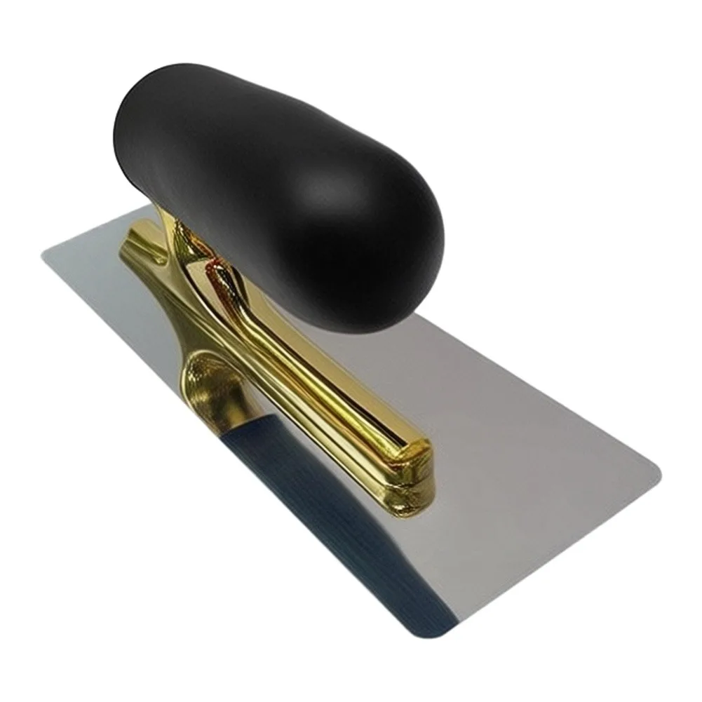 Stainless Steel Plaster Trowel Finishing Trowel Burnishing Thick for ness Clean Finish Trowel Ergonomic Design For Stucco