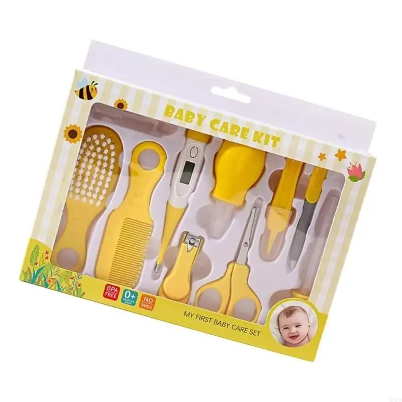 R66D مجموعة أدوات العناية اليومية بصحة الطفل المكونة من 10 قطع، مريحة