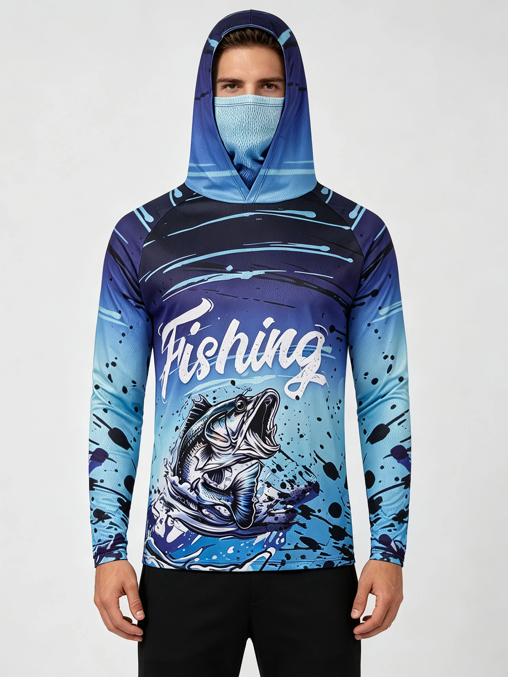 Kaos Pancing Pria Berlengan Pa - Fishing Shirt Uv Protection ulasan dan harga