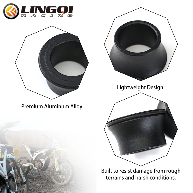 LINGQI Motorcycle Axle Spacer Sleeve Wheel Hub Stainless Steel Shaft Bushing 6/8/10/12/13/15/17/18/20/22/24/25/28/30/32/34/38
